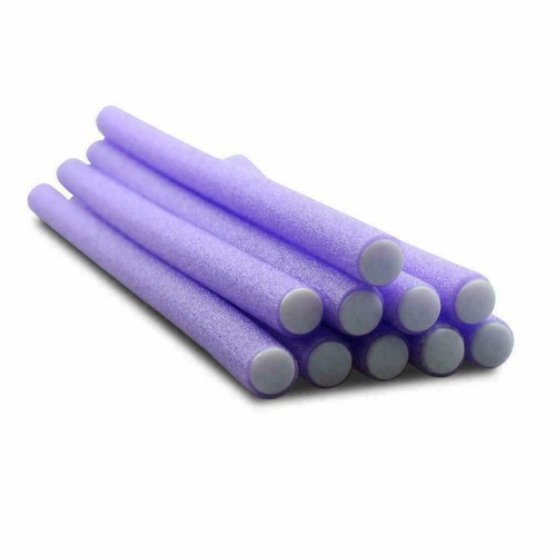 Foam Hair Rollers 12 Bendy Long Curlers Soft Twists Curls Waves Styling Tools UK - Picture 4 of 9