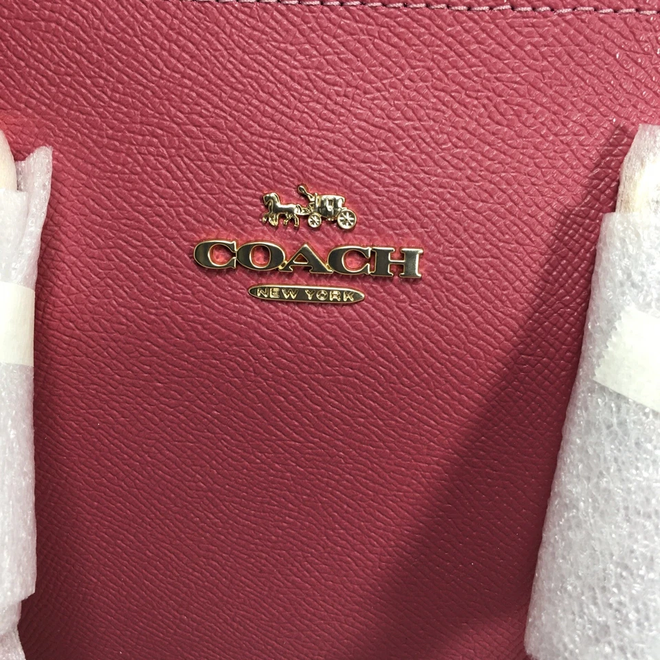 Bolso Bandolera COACH Alice Cuero Granulado Rojo Foto 2 de 4