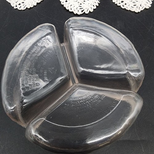 Longaberger Basket 3 Divided Slot Round Plastic Insert Replacement 6" D x 2.5" H - Picture 1 of 8