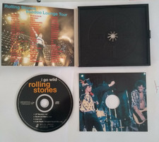 The Rolling Stones I Go Wild CD Single Card open plastic Jagger Insert 4 track g