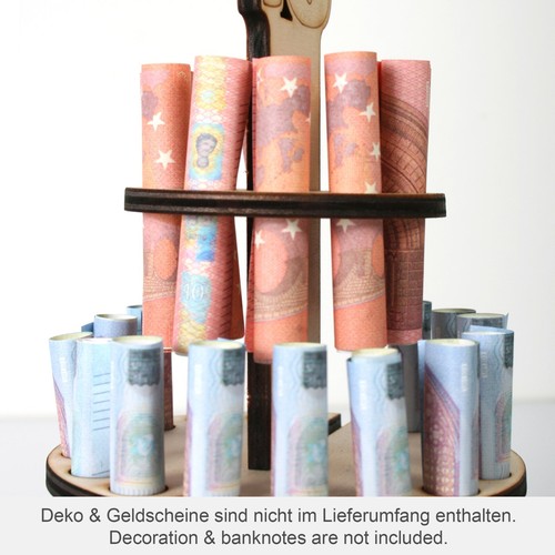 Personalisierbarer 3D Geschenk-Aufsteller „Torte“ zum 18. Geburtstag - Bild 6 von 7