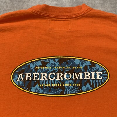 Abercrombie&Fitch　Tシャツ　Lサイズ　レトロ Abercrombie&Fitch - L レア物 昔のアバクロTシャツの通販 by