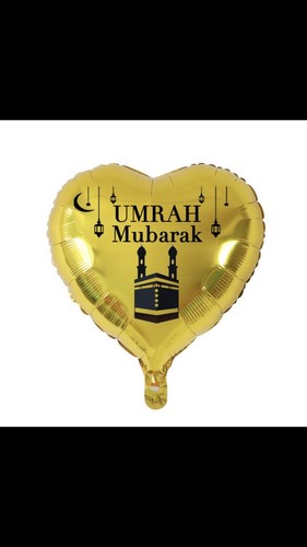 3 Stck. Umrah Mubarak Folienballons - Partydekorationen - Bild 5 von 6