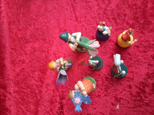 7 schöne , alte Erzgebirge-Figuren , Blumenkinder , Marienkäfer ... - Bild 5 von 7