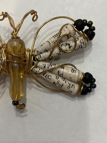 Vintage Lot of a Butterfly and Cat Brooch Pins Gold Tone - Picture 10 of 12