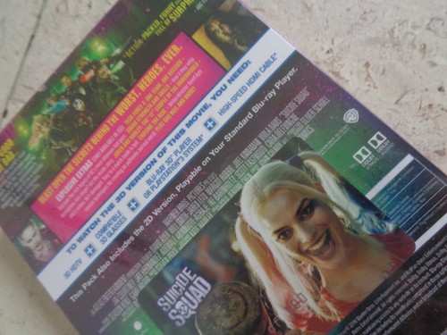 SUICIDE SQUAD 3D Filmarena LENTI FULL SLIP BluRay SteelBook Harley Quinn JOKER - Picture 9 of 9