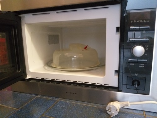 Einbau-Mikrowelle 60 cm AEG 900 W schwarz/Edelstahl - Bild 3 von 6