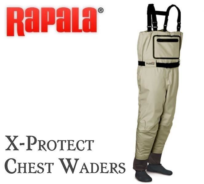 RAPALA XProssoect Petto Trampolieri S M L XL Guado resistente tutti'abrasione RAPALA XProssoect Petto Trampolieri S M L XL Guado resistente tutti'abrasione