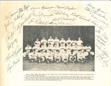 1956 Indianapolis Indians Baseball Team wish card Roger Maris bx1a1