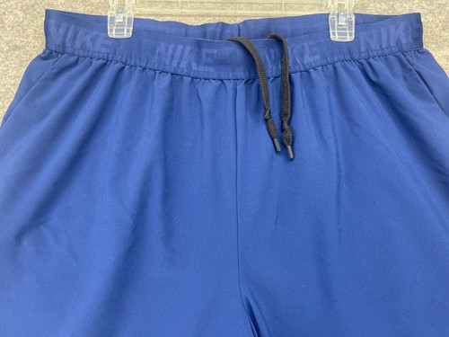 Nike Shorts Men's 3XL Blue Gym Drawstring Quick Dry Lightweight Pull On - Picture 10 of 10