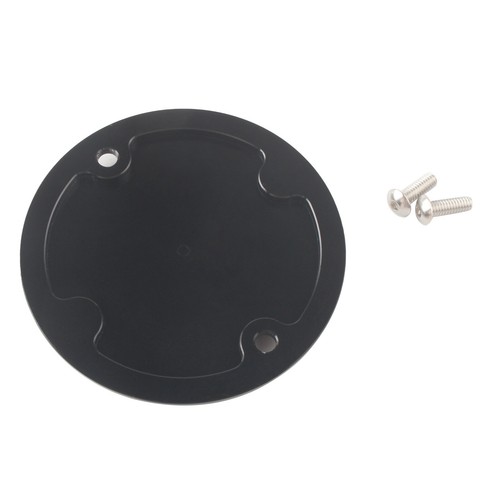 2Hole Black Air Flow Points Cover For Harley Softail XL883 Timing Ignition Timer - Bild 10 von 10