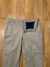 Bird Dogs Pants Mens Size 32x32 Beige Tan Golf Boomstick No Liner Stretch Chino