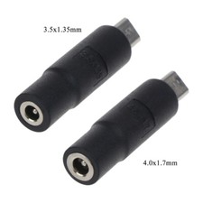 USB to Power Cable 4.0x1.7mm/3.5x1.35mm Female Power Supply Charging