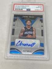 Chuma Okeke 2019 Prizm Rookie Signatures RC Auto #RC-CHO PSA 10 Gem Mint  POP 17