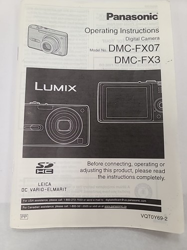 Panasonic Lumix DMC-FX3 6MP Digital Camera, Charger, Battery,Manual,Case &Tissue - Picture 2 of 18