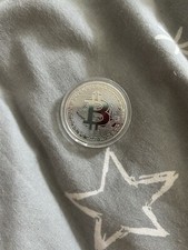 Physical Collectible Bitcoin Coin BTC Gold and Silver Plated 40mm - UK STOCK