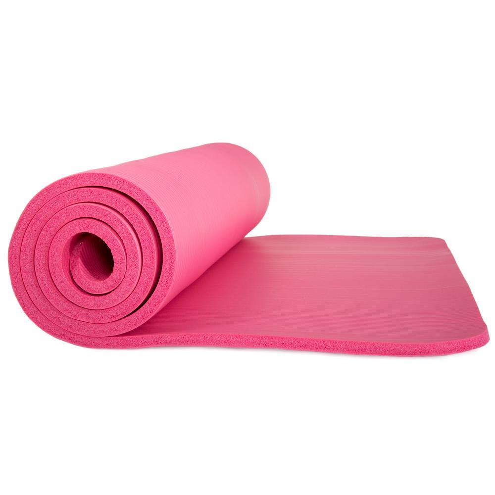 Pink 72 in. x 8-in Portable Foam Non-Slip Surface Luxury Camping Sleep Mat Pink 72 in. x 8-in Portable Foam Non-Slip Surface Luxury Camping Sleep Mat