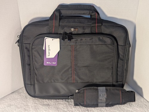 Targus TCT027US Laptop Computer Bag 15.6" Black Classic Slim Topload  - Picture 1 of 3