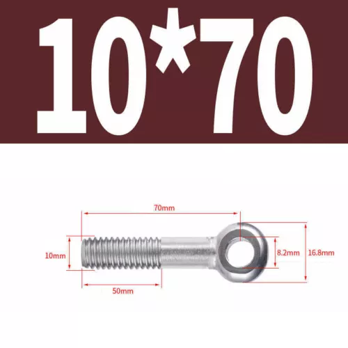 Augenschrauben DIN 444 A2 VA Edelstahl V2A Form B M5 M6 M8 M10 M12 Augenschraube - Bild 37 von 51