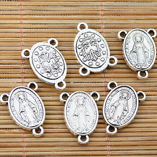 10pcs 19.8*12.2mm tibetan silver color religious connector EF1456 - Picture 1 of 1