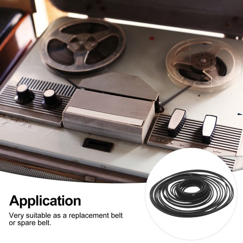 60 Pcs Cassette Deck Belts Player Drive Replacement Recorder - Picture 7 of 12