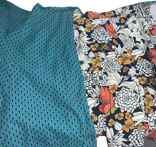 Reversible Tie Wrap 2 in 1 Skirt Women's Free Size Apsara Boho Cottagecore