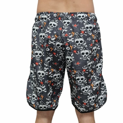 Puede Matar Pantaloncini Costume Shorts Mare Sport S22 SHM102Skull Punk - Imagen 2 de 2