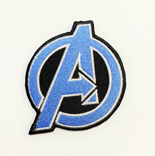 AVENGERS MARVEL LOGO EMBROIDERD BADGE/PATCH IRON/SEW ON FANCY DRESS PRIDE   - Picture 1 of 2