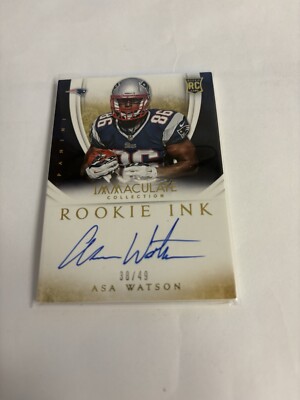 2014 Panini Immaculate Collection - Rookie Ink #29 Asa Watson (38/49) (AU, RC)