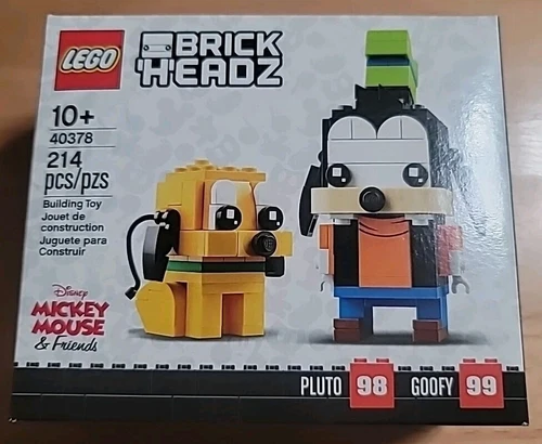 LEGO 40378 Goofy & Pluto set Retired Disney BrickHeadz FACTORY SEALED New