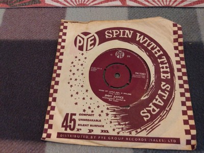 JIMMY JUSTICE - WENN MEIN KLEINES MÄDCHEN LÄCHELT / WENN ICH DEINE LIEBE LOST 7N.15421 1962