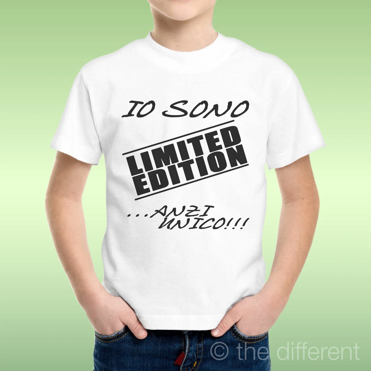T Shirt Bambino Ragazzo Sono Limited Edition Anzi Unico Idea Regalo eBay