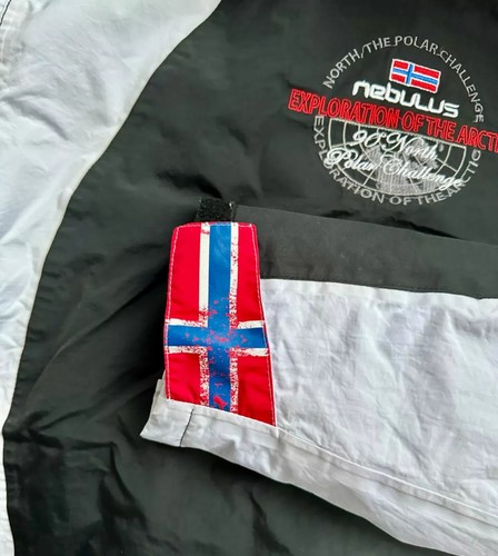 Nebulus Chaqueta Esquí Hombre Blanco y Negro XL The Polar Challenge Noruega - Imagen 9 de 15