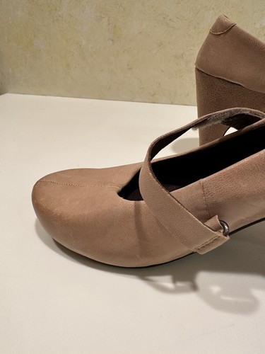 TSUBO Tacchi alti in pelle marrone scuro con tacco a spillo scamosciato sono più scuri 7,5M 17 - Foto 6 di 18