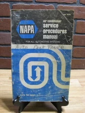VINTAGE 1967 NAPA SERVICE PROCEDURES MANUAL AIR CONDITIONING GUIDE BOOK REPAIRS