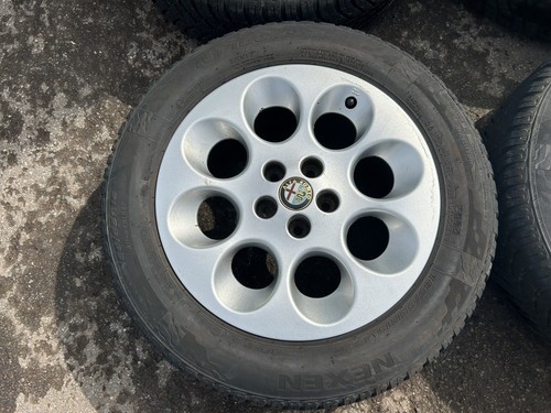 4* ALUFELGEN 60663060 ALFA ROMEO 156 185 65 R15 88H GANZJAHRESREIFEN NEXEN - Bild 2 von 14