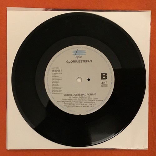 Gloria Estefan- Remember Me With Love- Epic Records 7” 1991- Portrait Pack - Picture 6 of 8