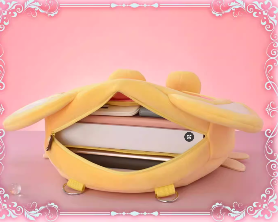 Official 25th Card Captor Sakura CERBERUS Plush Backpack Itabag