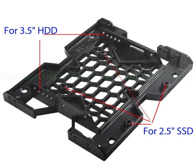 2.5 / 3.5 to 5.25 Drive Bay Computer Case Adapter HDD Mounting Bracket SSD 2.5 / 3.5 to 5.25 Drive Bay Computer Case Adapter HDD Mounting Bracket SSD