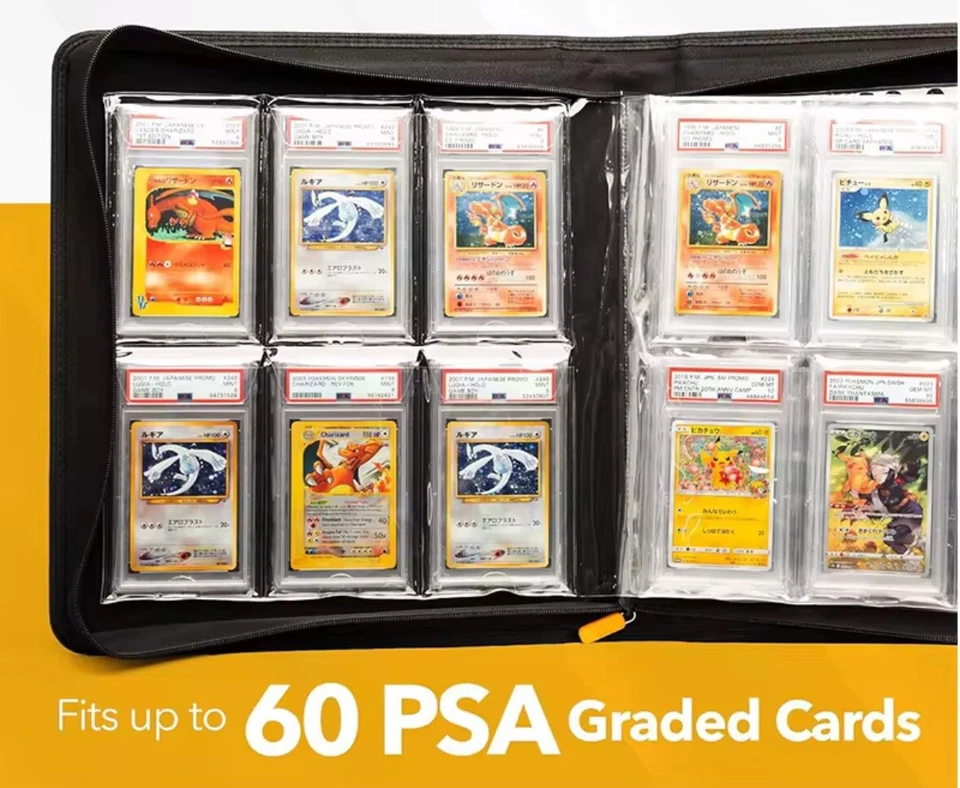 Carpeta de losa PSA tiene capacidad para 60 losas PSA 6 bolsillos carpeta de tarjetas graduada protector de almacenamiento Foto 2 de 4