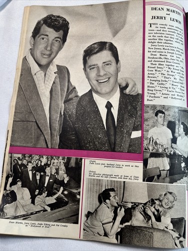 Vintage Picture Show Magazine 1957 William Holden Virginia Leith Jerry Lewis - Picture 7 of 12