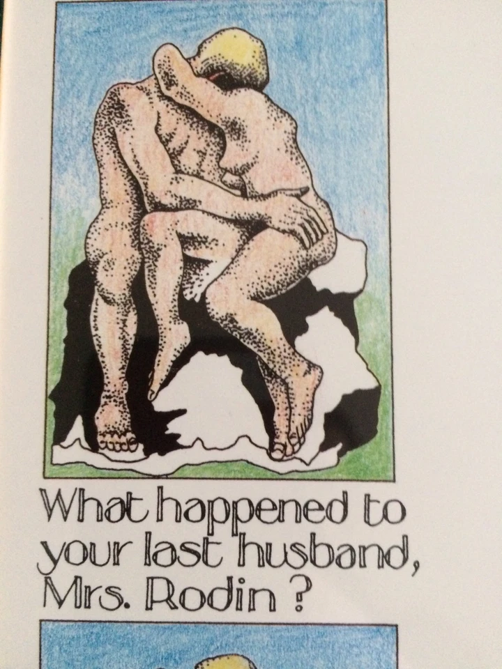 Simon Drew Hand Signed Mounted & Framed Comedy Nude Statue Print Collectible - Image 3 of 4