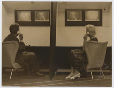 Germany, Frankfurt, videophone Vintage Tirage argentique 17x22 Circa 19