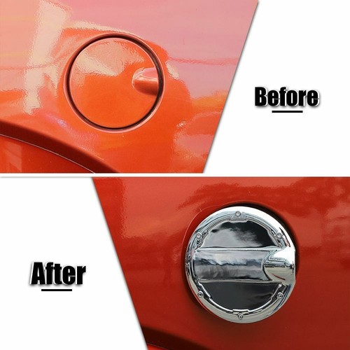 For Dodge Nitro 2007-2012 Chrome Filler Fuel Tank Door Gas Cap Cover Trim Decor - Bild 3 von 11