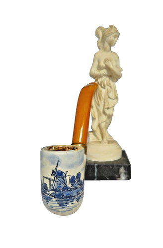 VINTAGE GOEDE WAAGEN CERAMIC OOM PAUL ESTATE PIPE - Picture 3 of 12