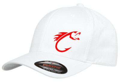 FISHING  HOOK FISH 6277 CURVED FLEXFIT HAT *FREE SHIPPING in BOX*