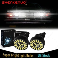 US 2 3157 3057 White LED Back up Reverse Light Bulbs For Buick Lesabre 1997-2005