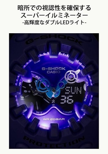 CASIO G-SHOCK GA-V01-2AJF Purple Quartz Analog-Digital Men's Watch New Form Jp - Picture 9 of 11