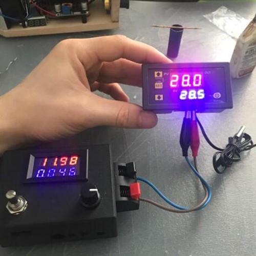 DC 12V 24V 110V 220V Digital Temperature Controller LED Heating/Cooling Control - Picture 7 of 9
