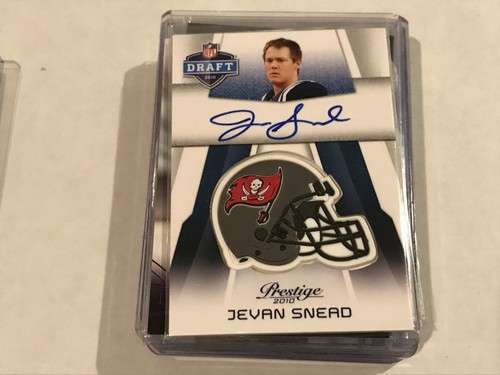 JEVAN SNEAD 2010 PRESTIGE PRO HELMETS ROOKIE AUTO AUTOGRAPH BUCCANEERS! - Picture 1 of 1